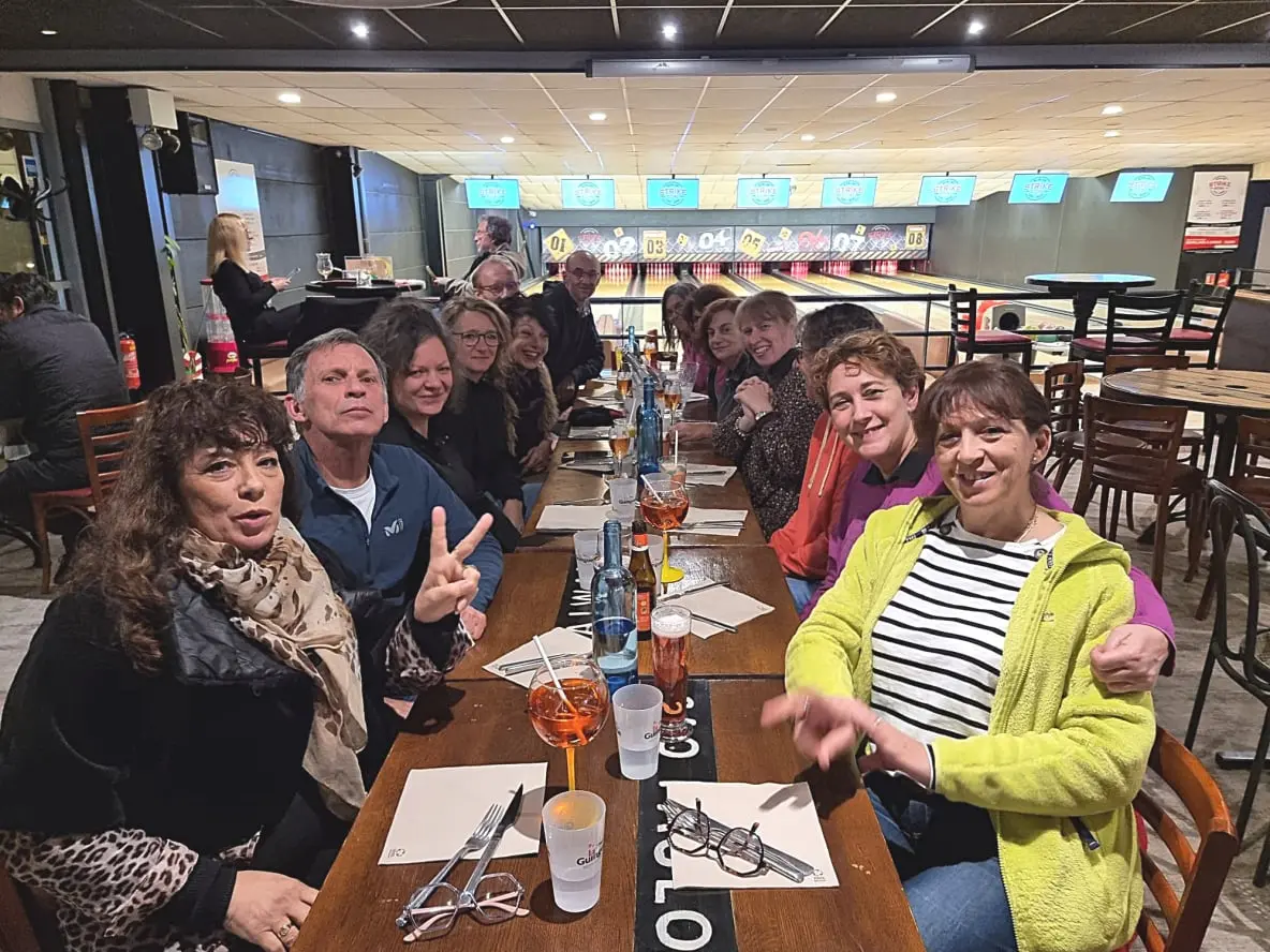 Repas au bowling d'Autun organisé par Rythme et Fitness
